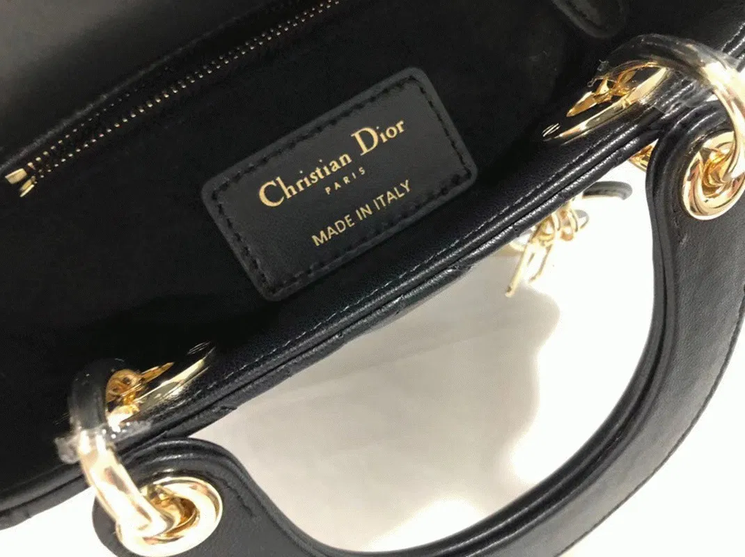 Dior Lady Dior Mini Bag Knockoff in Black — image 2
