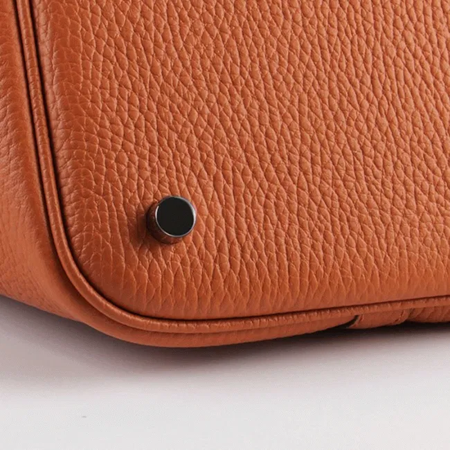 Orange knockoff Hermes Picotin Lock handbag — image 3
