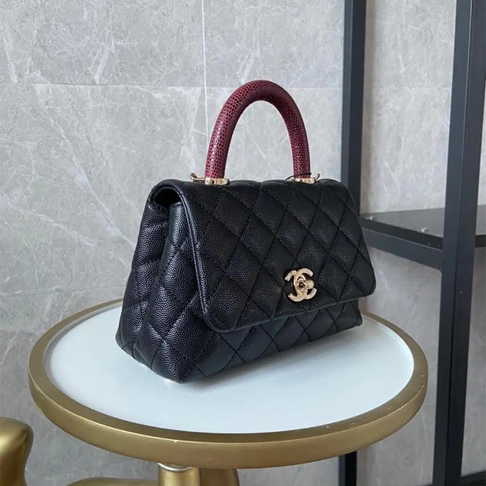 Chanel Coco handle flap shoulder bag Mini — image 3