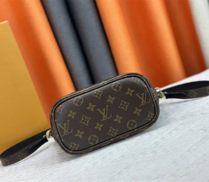 Louis Vuitton Neverfull Bandouliere Inside Out BB Tote In Monogram Canvas And Black Leather — image 6