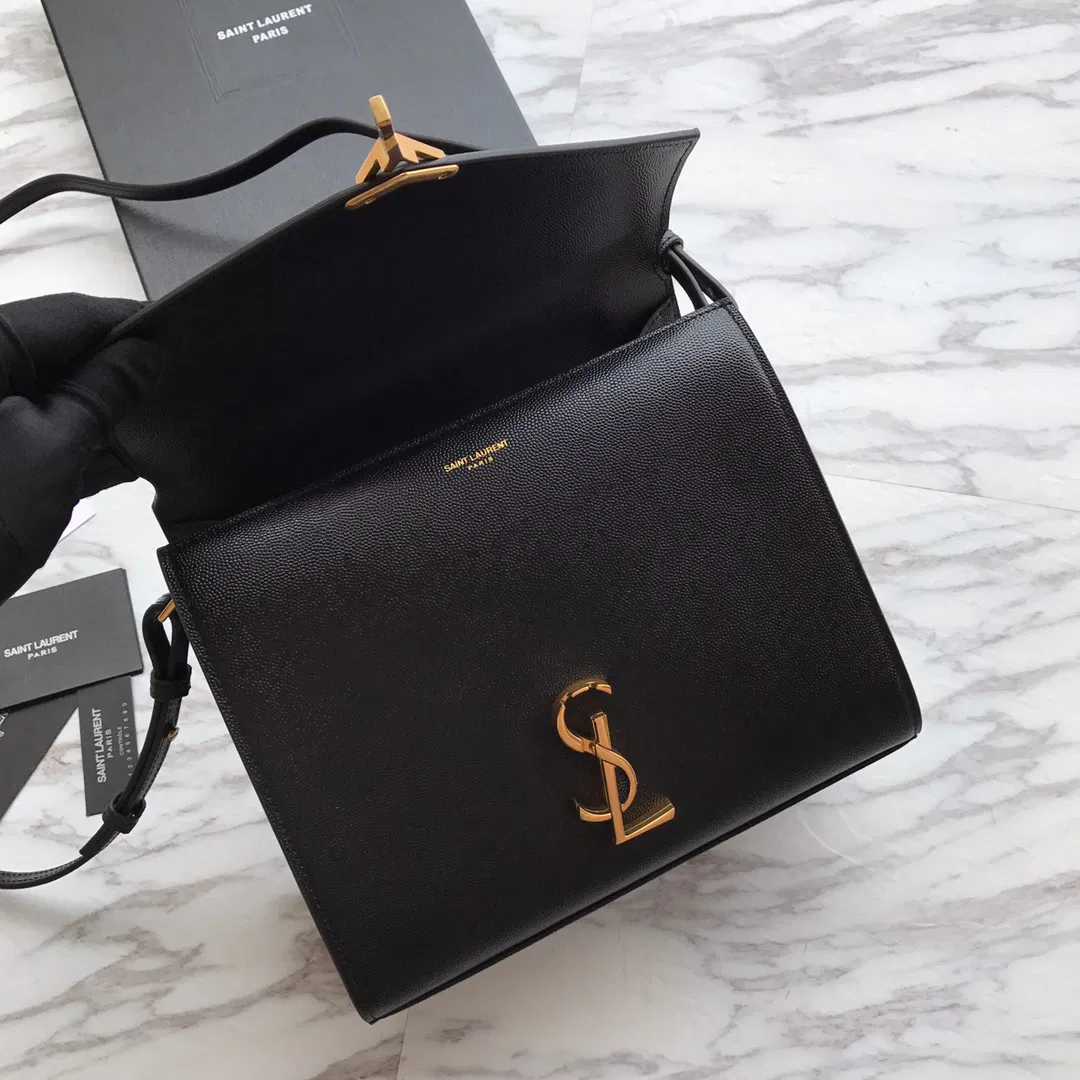 CASSANDRA MONOGRAM CLASP BAG IN MATTE PYTHON — image 5
