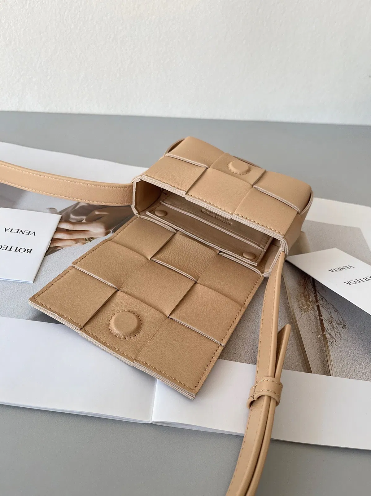 Top Quality Knockoff Bottega Veneta Candy Cassette Bag In Almond — image 8