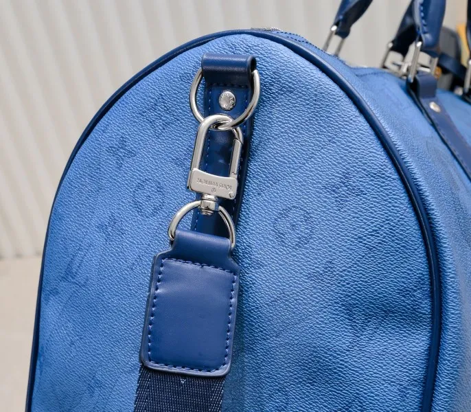 LV Keepall Bandouliere 50 In Navy River Blue — image 7