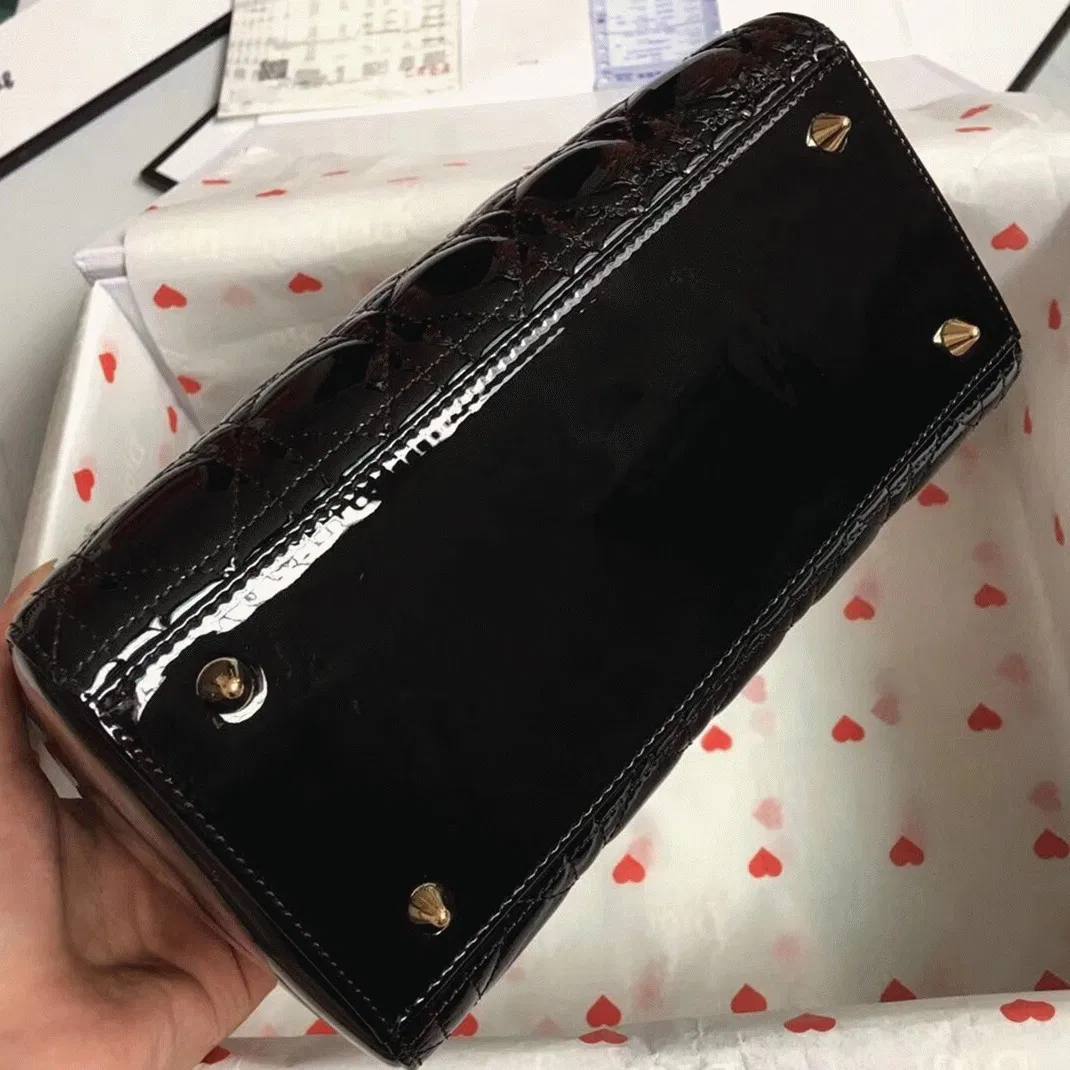 Dior Lady Dior Medium Bag Knockoff in Black — image 3