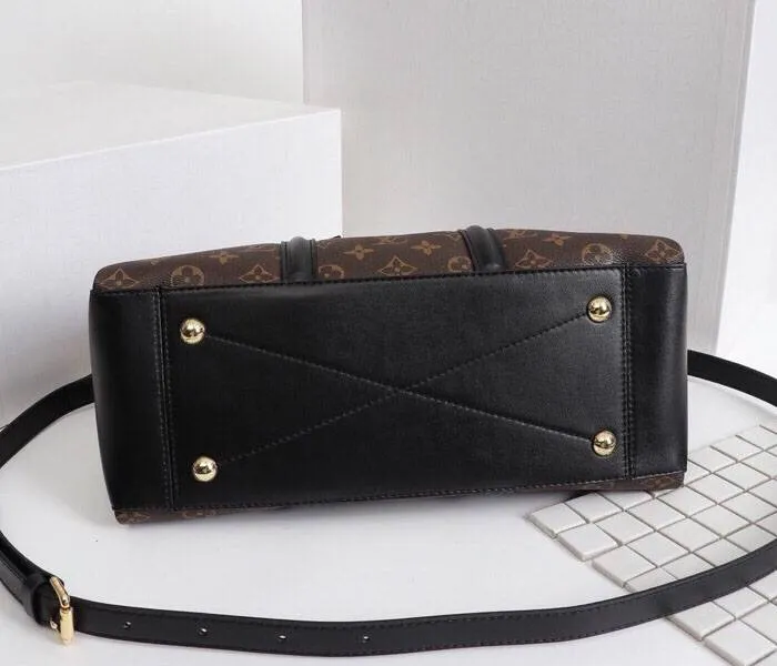 Louis Vuitton Monogram Canvas Soufflot MM Bag In Black — image 4