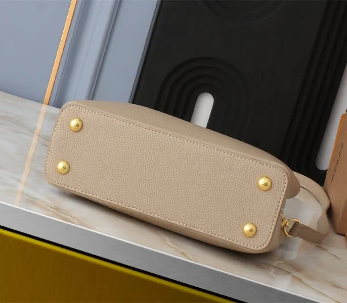 Louis Vuitton Capucines BB Handbag In Galet Gray — image 4