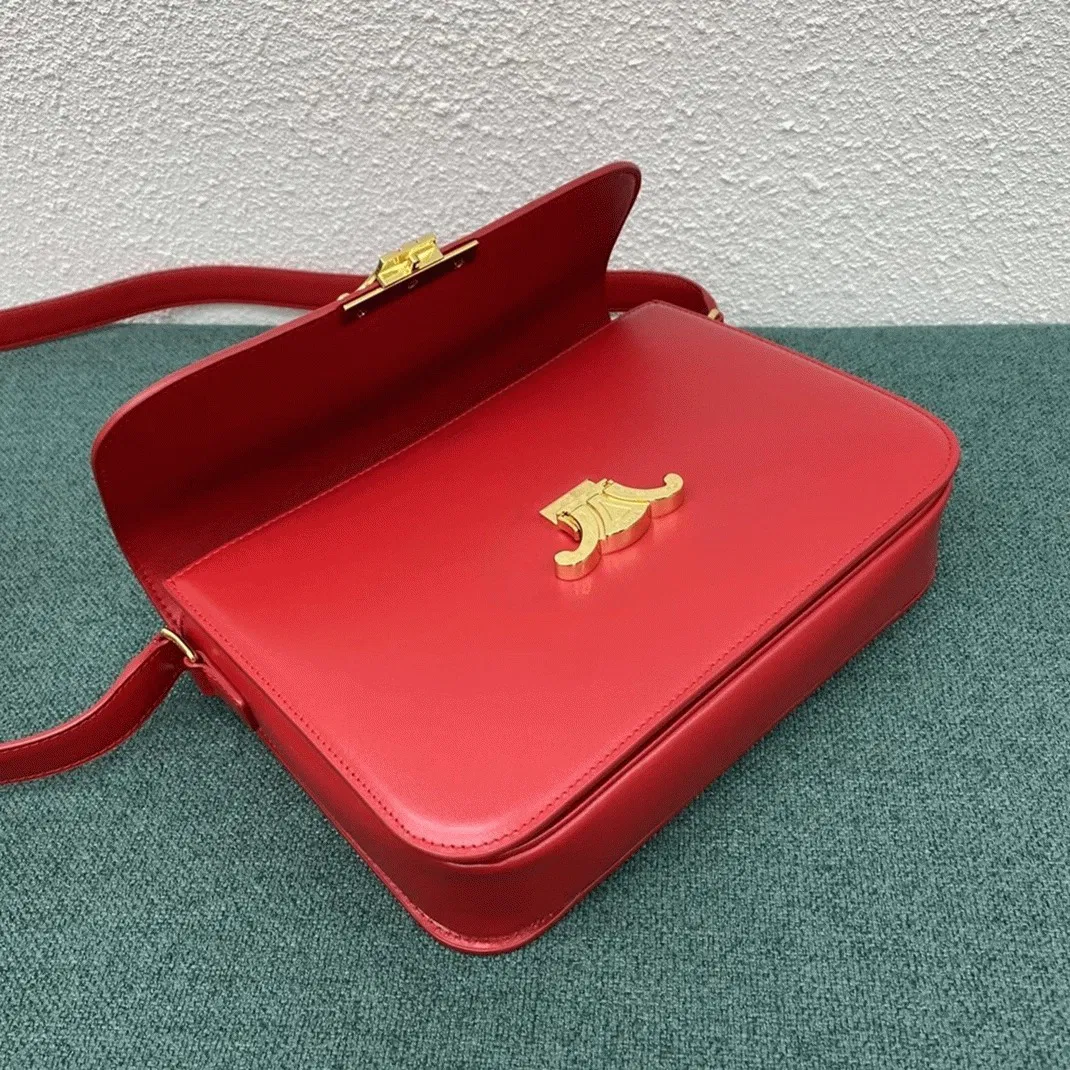 Top Quality Celine Triomphe Large Bag In Red — image 3