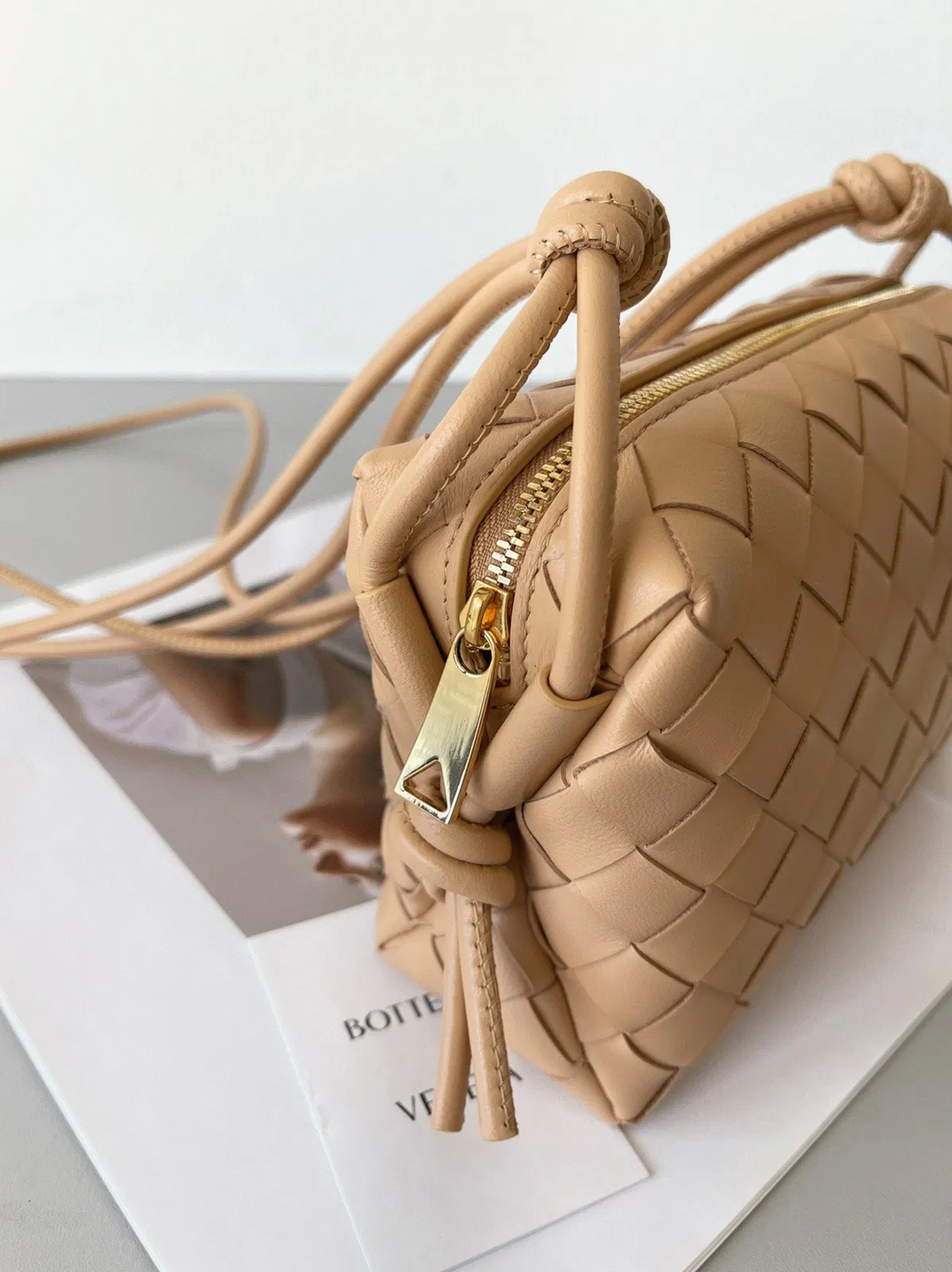 Bottega Veneta Loop Mini Bag Almond — image 3