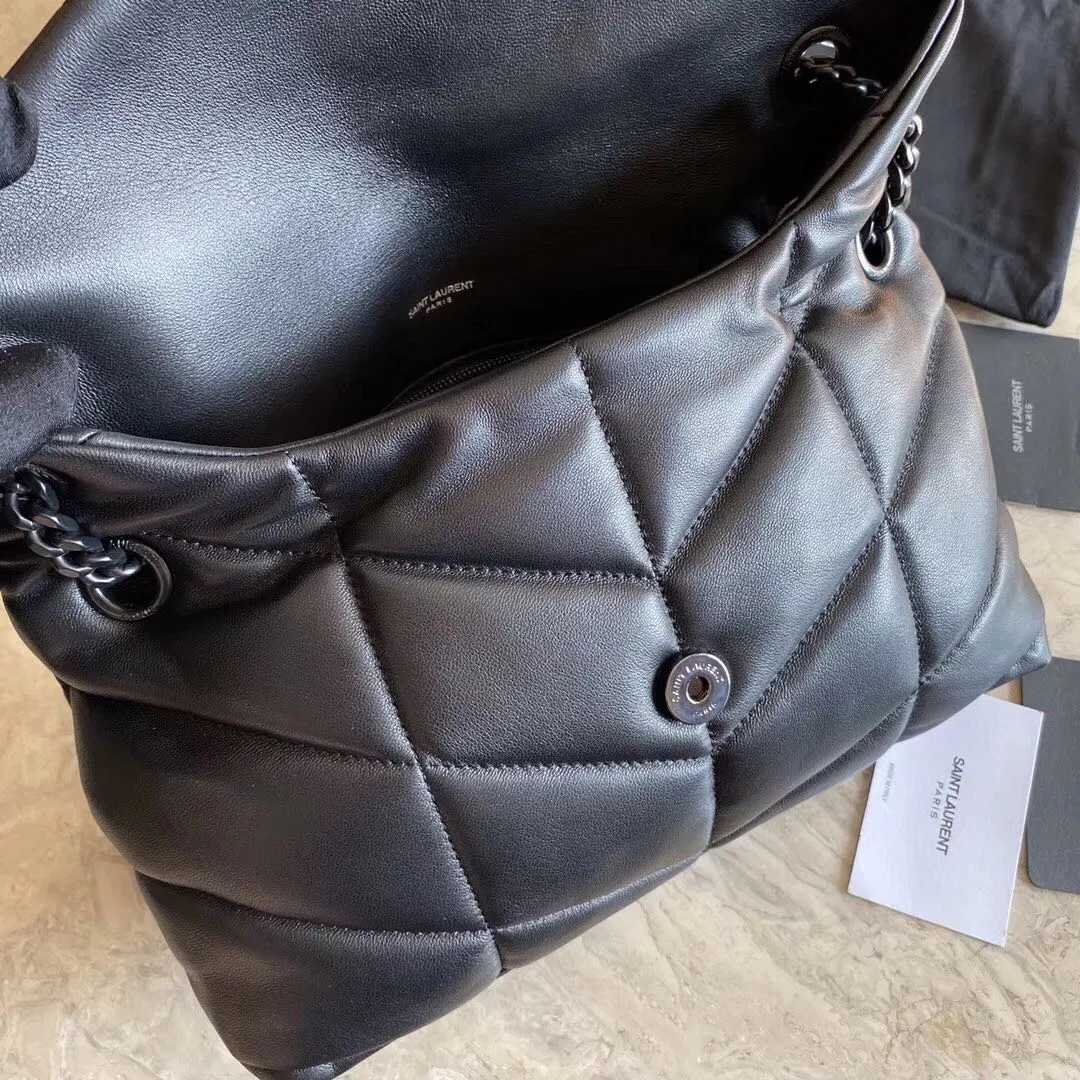 PUFFER MEDIUM BAG IN QUILTED LAMBSKIN — image 7