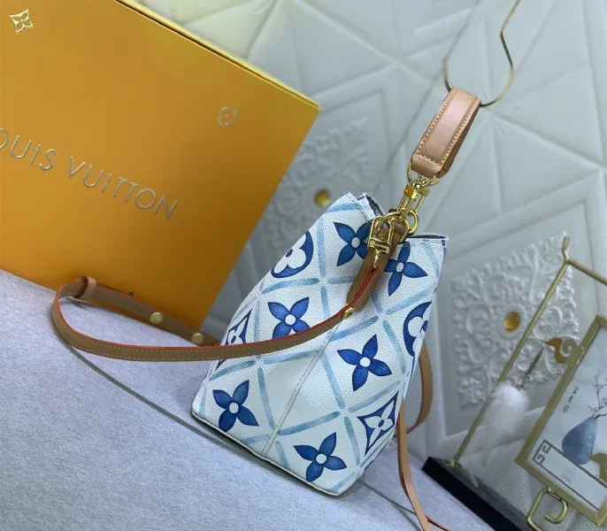 Louis Vuitton LV By The Pool Monogram Tiles Canvas NeoNoe BB Bag In Lagoon Blue — image 5