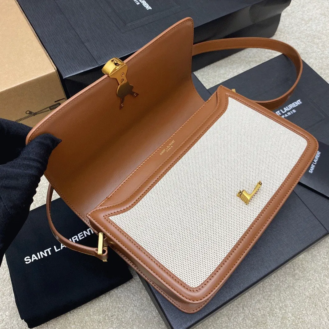 Saint Laurent Medium Solferino Bag Canvas — image 12