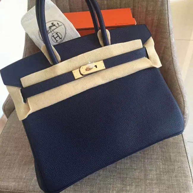 AAA Sapphire Hermes Birkin 30cm Tote