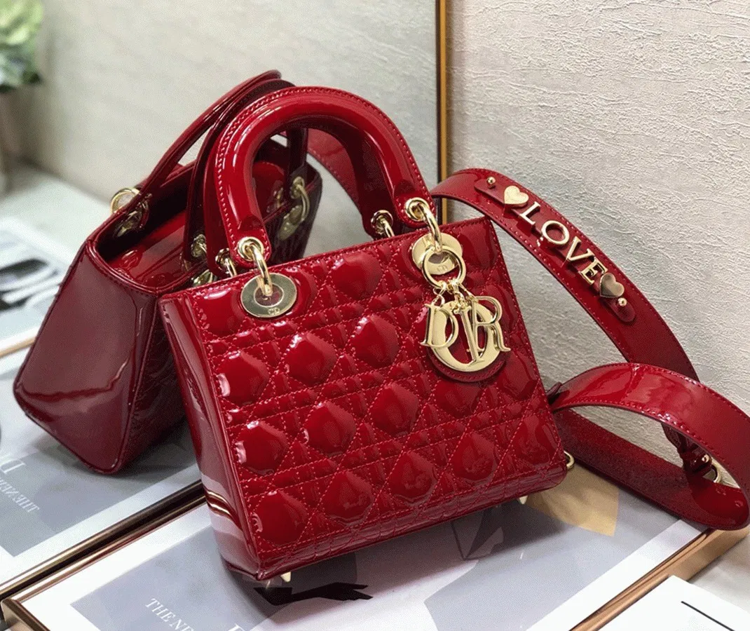 Dior Small Lady Dior My ABCDior Bag in Red — image 3