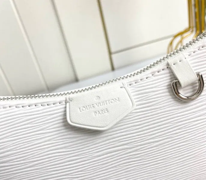 Louis Vuitton Epi Leather Easy Pouch On Strap In Quartz White — image 7