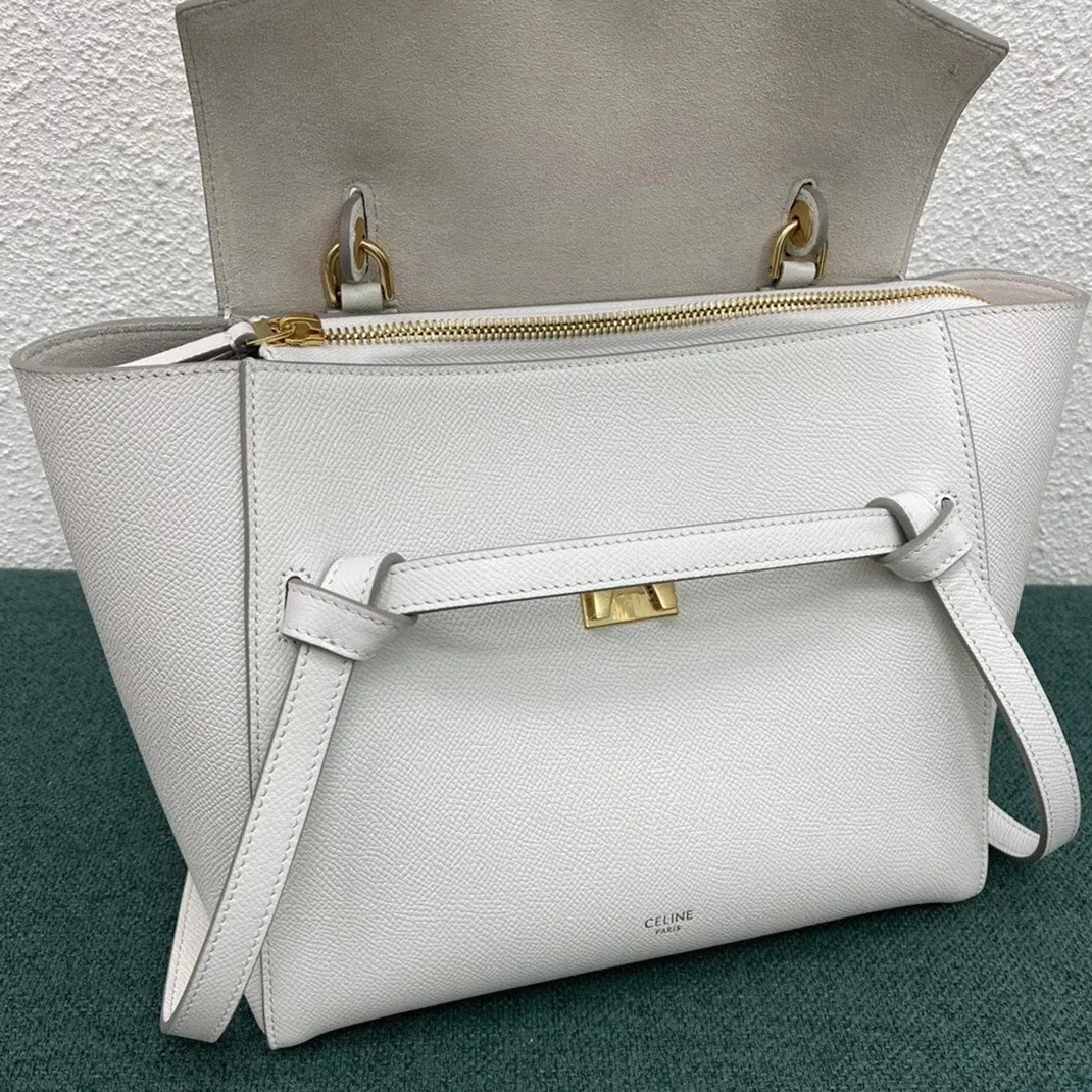 Celine Micro Belt Bag in White — image 9