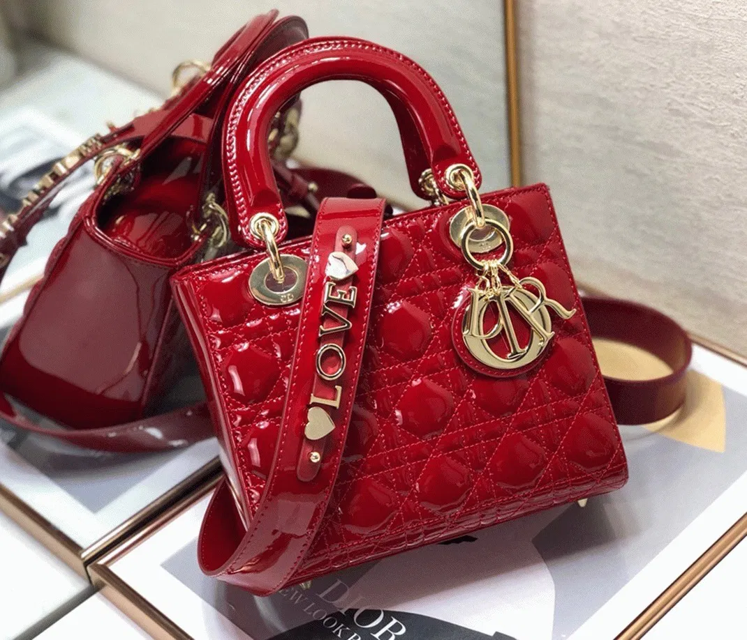 Dior Small Lady Dior My ABCDior Bag in Red — image 7