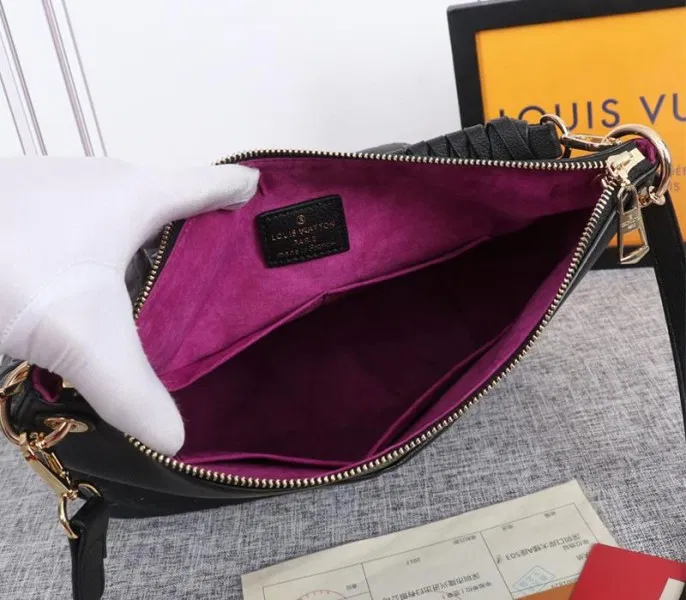 LV Monogram Empreinte Leather Maida Hobo In Black — image 4