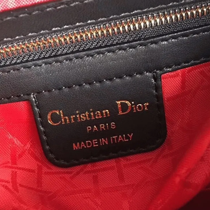 Dior Lady Dior Medium Bag in Black — image 8