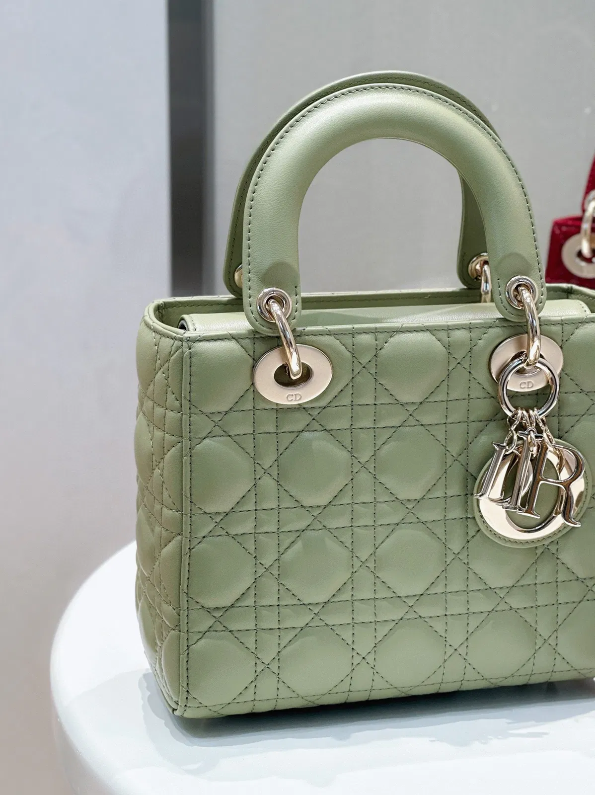 Dior Small Lady Dior My ABCDior Bag Knockoff in Ethereal Green — image 7