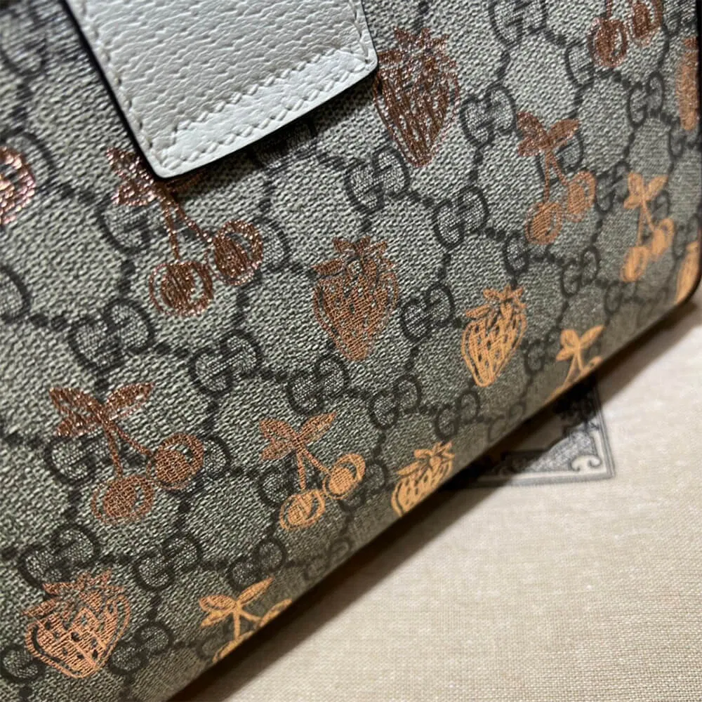 GG Padlock small berry tote bag — image 2