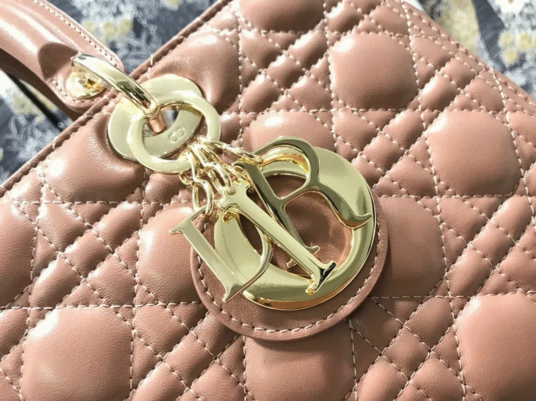 Dior Lady Dior Large Bag Imitation in Blush — image 7