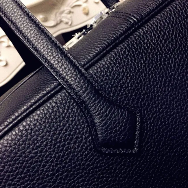 Black Designer Hermes Victoria II 35cm Bag — image 5