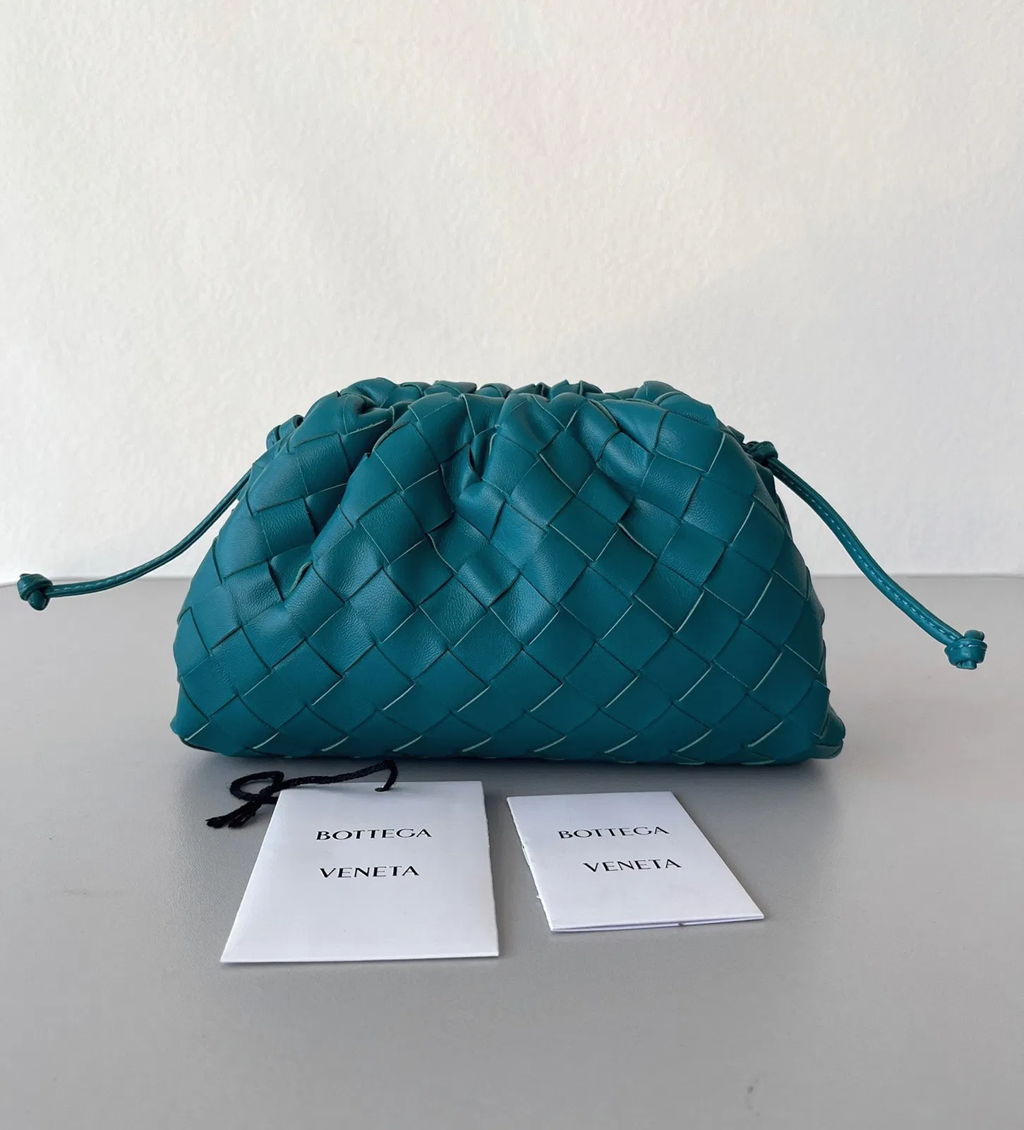 Bottega Veneta Mini Pouch with Strap Mallard