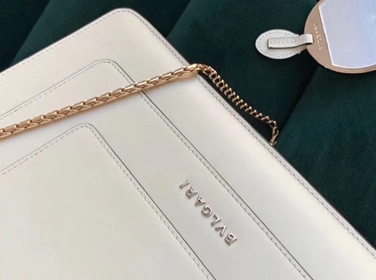 Bvlgari Serpenti Forever Large Shoulder Bag White Calfskin — image 9