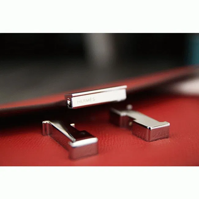 Red AAA Hermes Constance wallet — image 6