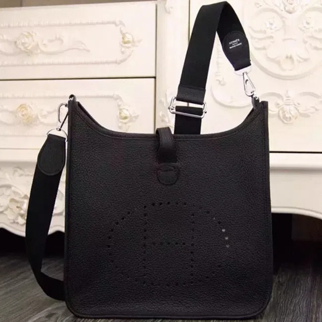 Black Evelyne III PM Bag 1:1 Hermes Shoulder Bag