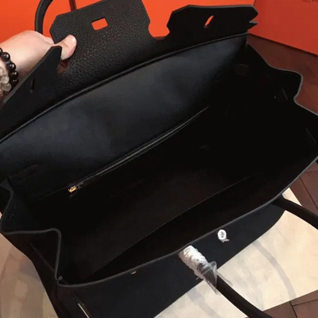 Black Hermes Birkin 40cm Oversized Handbag — image 2