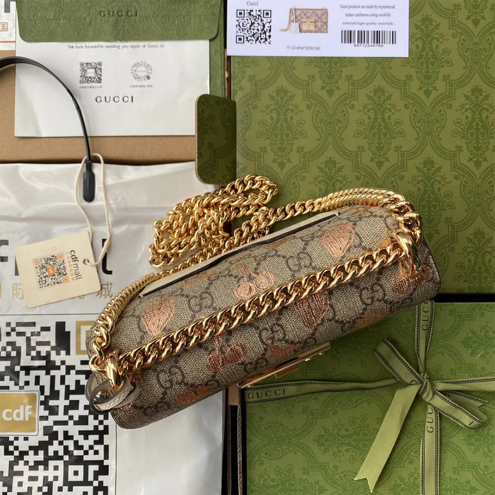 Padlock small berry shoulder bag — image 2
