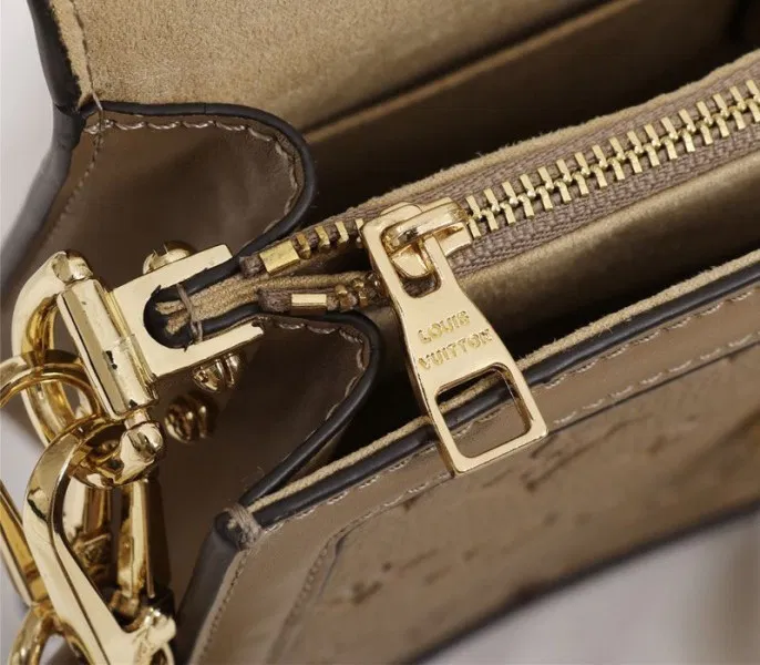 Louis Vuitton Monogram Empreinte Dauphine Bag In Brown — image 4