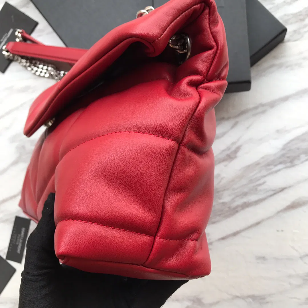 PUFFER MEDIUM BAG IN QUILTED LAMBSKIN — image 4