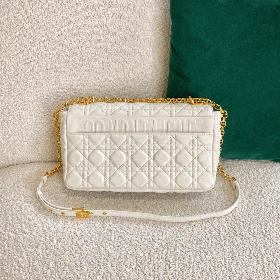 Dior Caro Large Bag in White — image 9