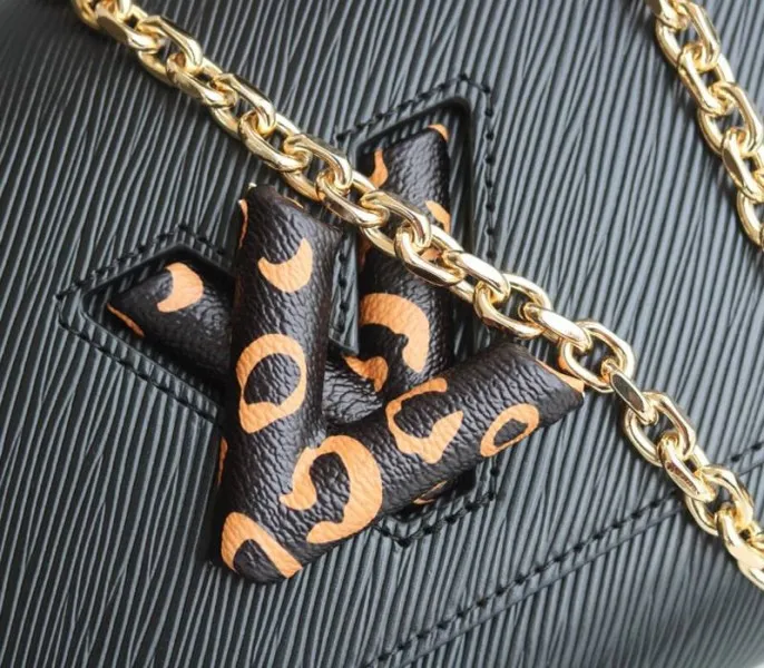 Louis Vuitton Epi Leather Jungle Edition Twist MM Bag In Black — image 7