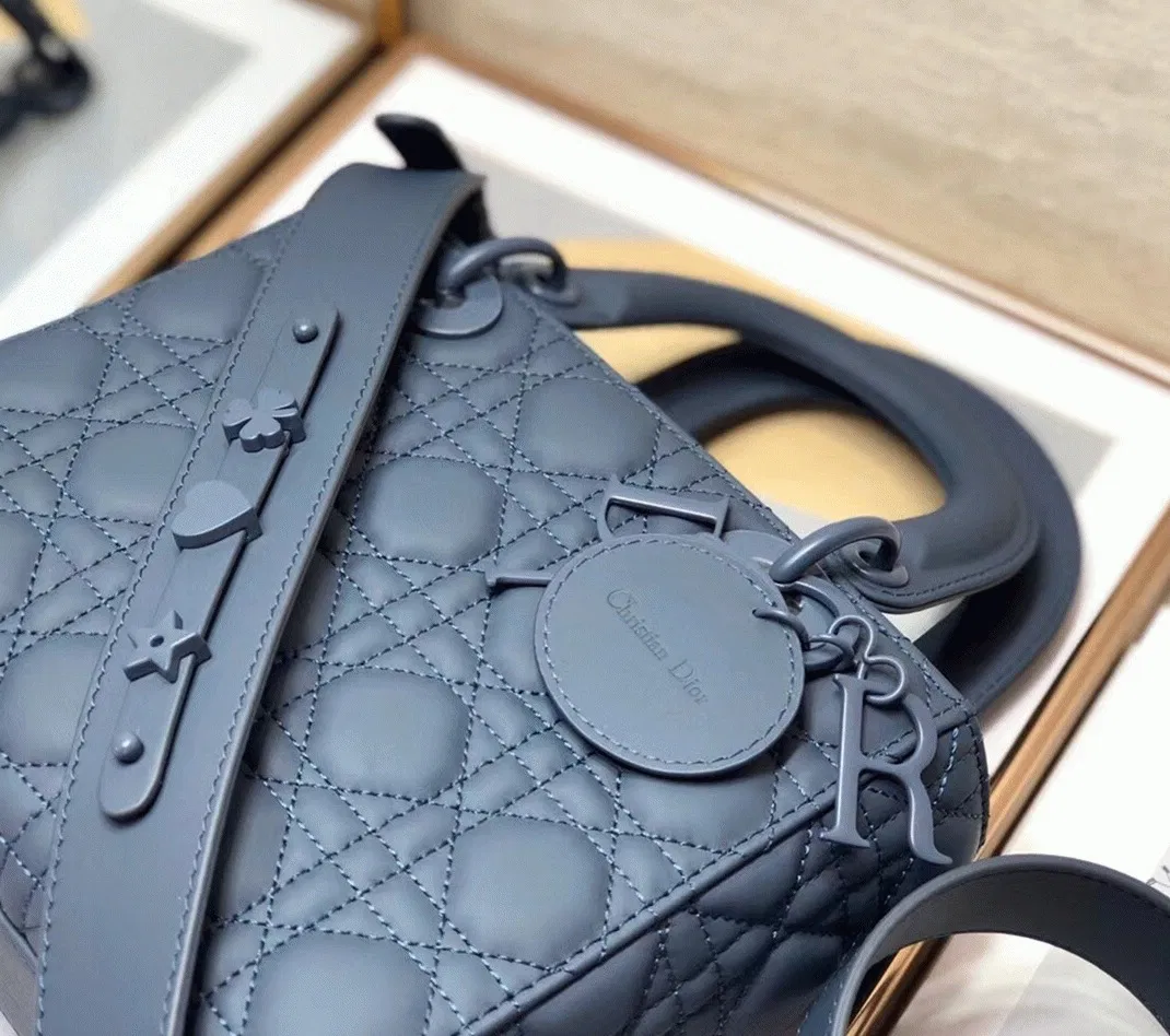 Dior Small Lady Dior My ABCDior Bag in Blue — image 3