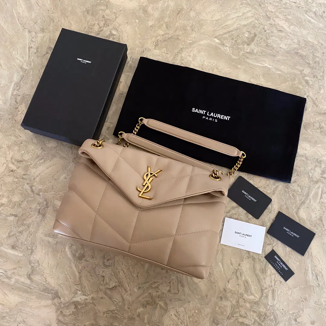 PUFFER MEDIUM BAG IN QUILTED LAMBSKIN — image 2