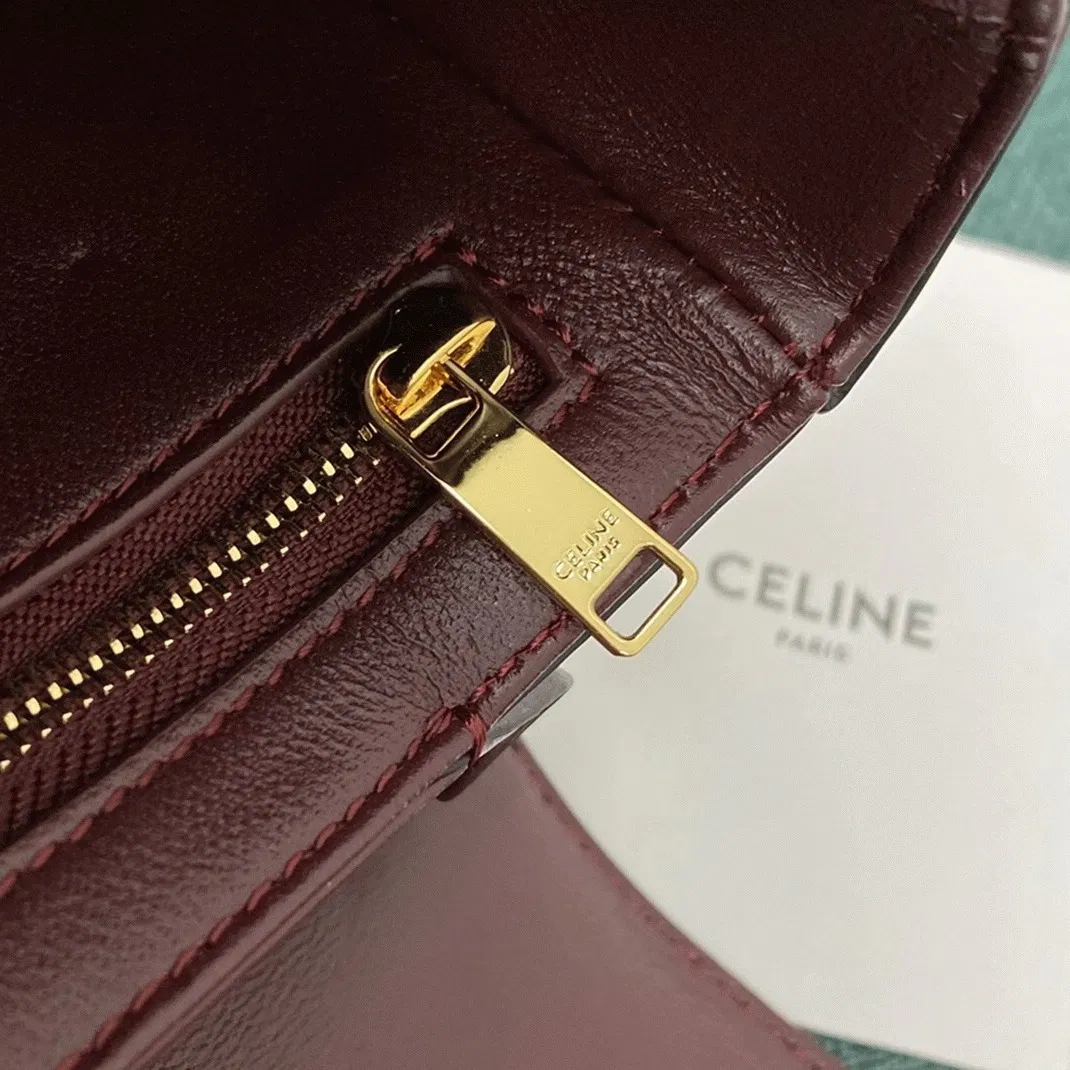Top Quality Celine Triomphe Large Bag In Bordeaux — image 8