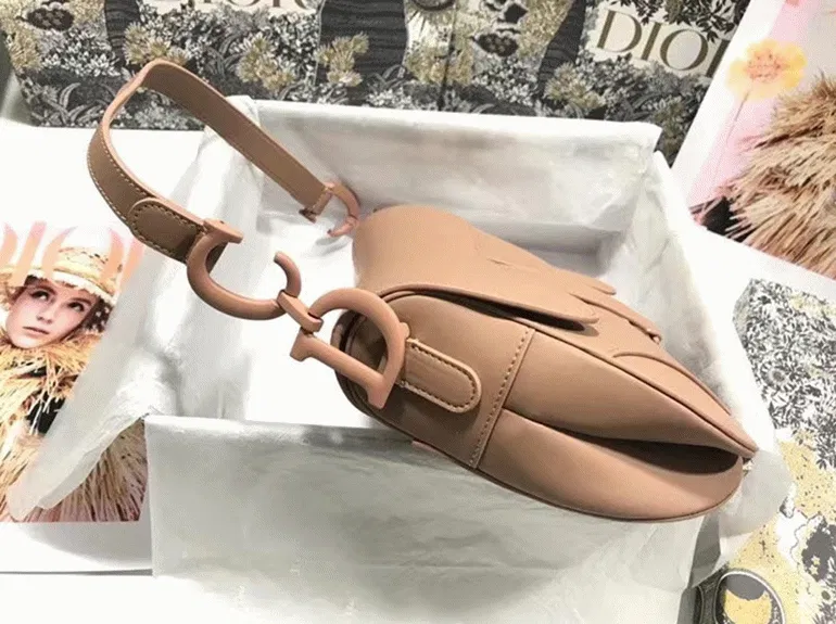 Dior Saddle Bag in Blush Ultramatte Calfskin — image 7