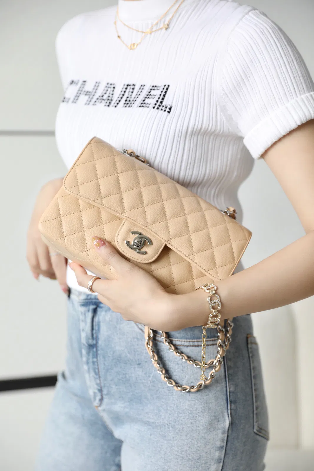 Chanel small classic flap bag โ image 18