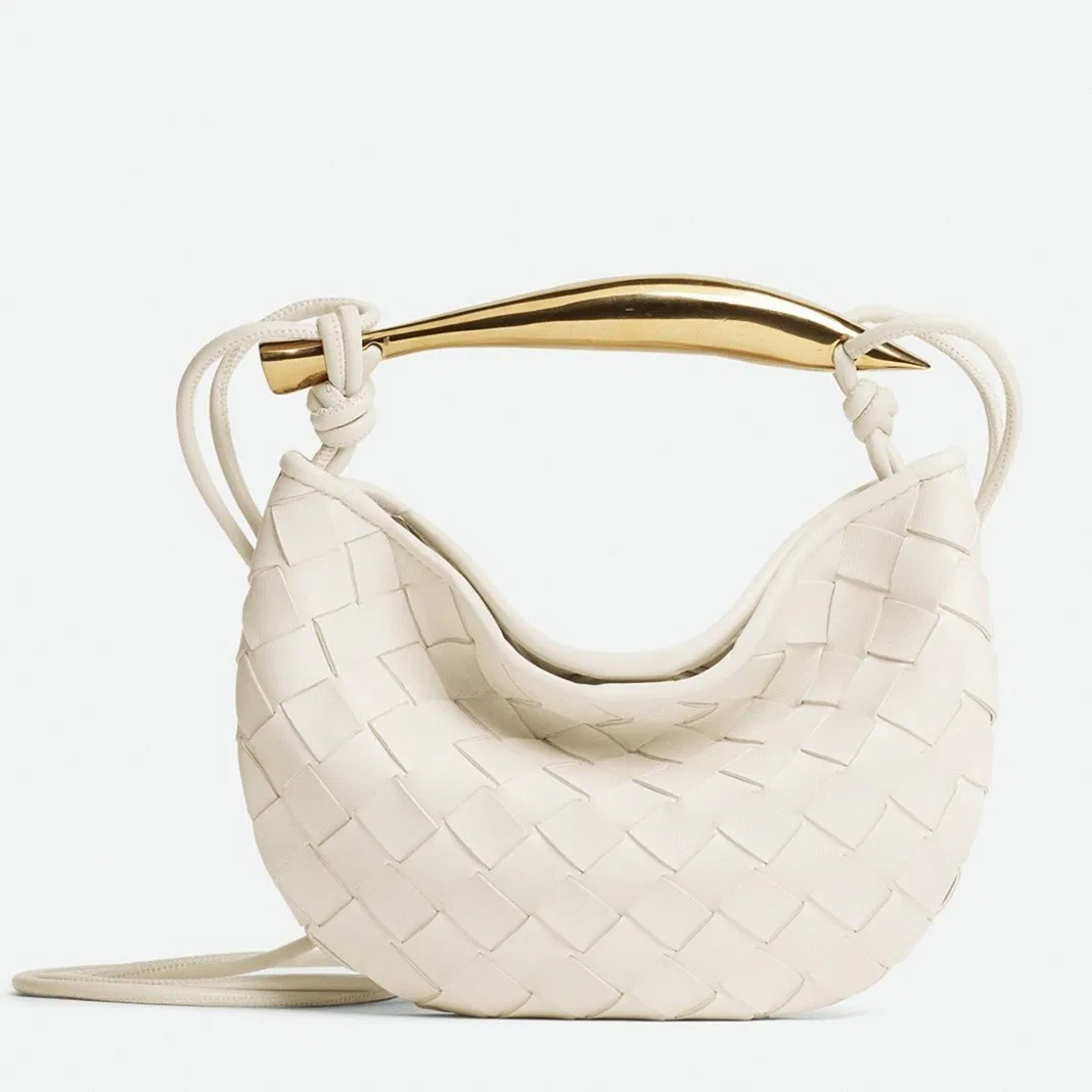 Bottega Veneta Sardine Mini Bag White