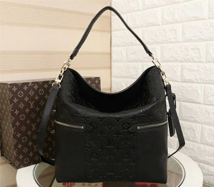 LV Monogram Empreinte Melie Hobo In Black — image 3