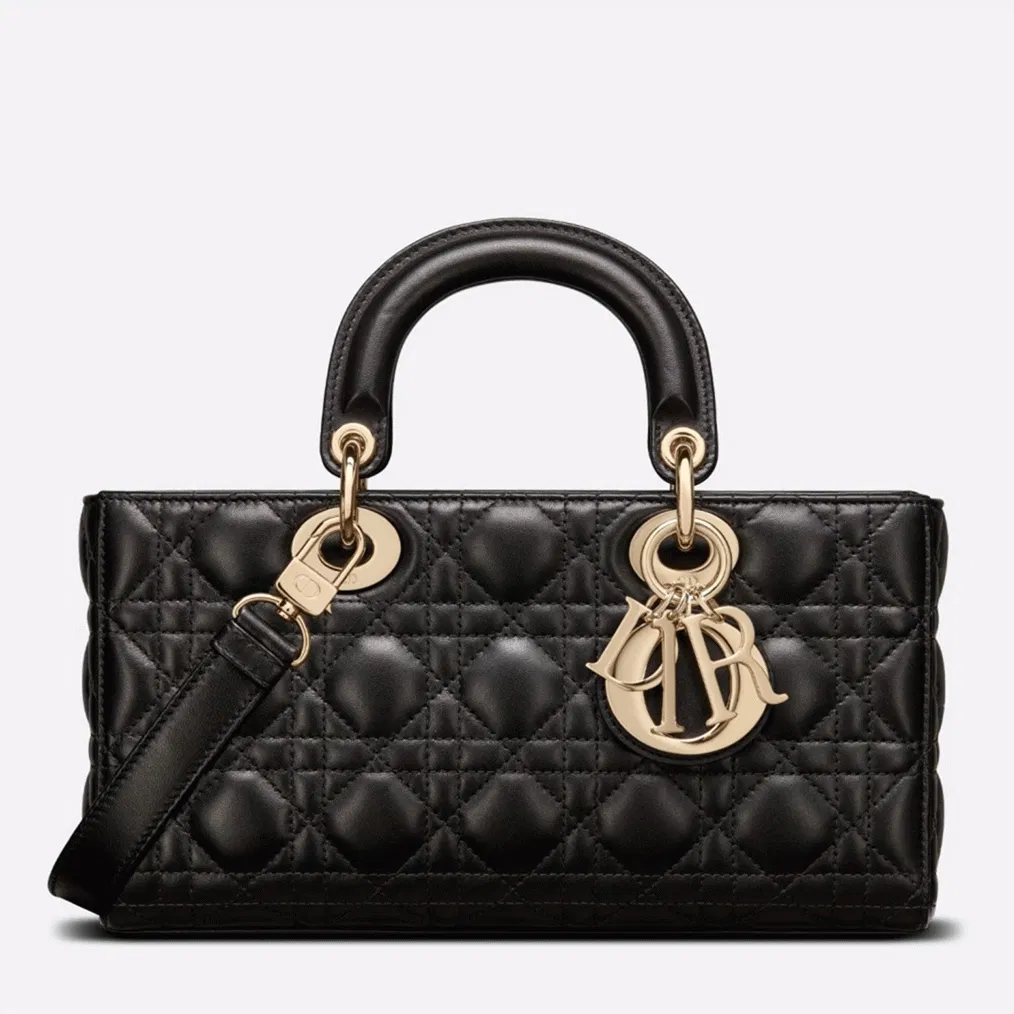 Dior Lady D-Joy Medium Bag in Black