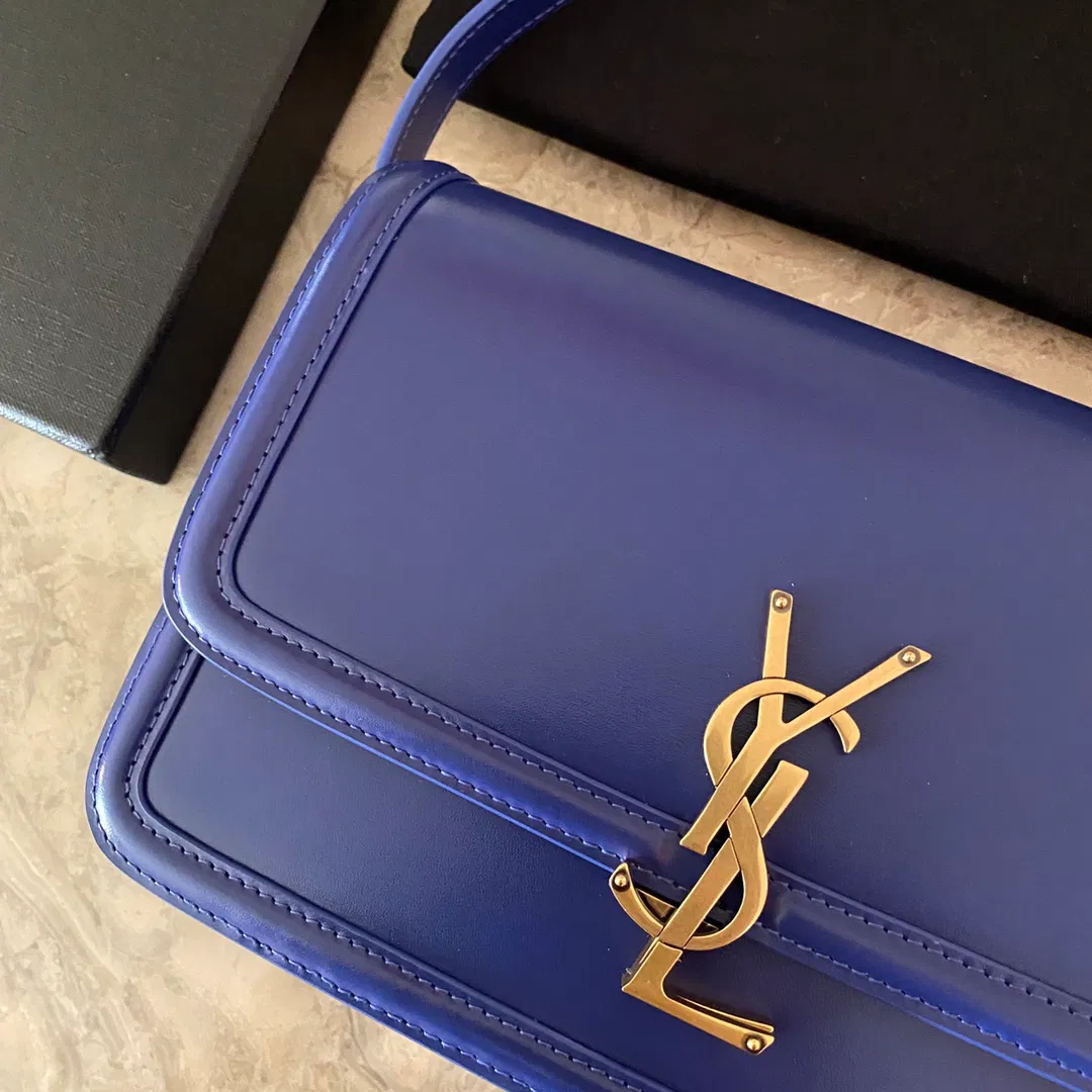 SOLFERINO MIDDLE SATCHEL IN LACQUERED AYERS — image 9