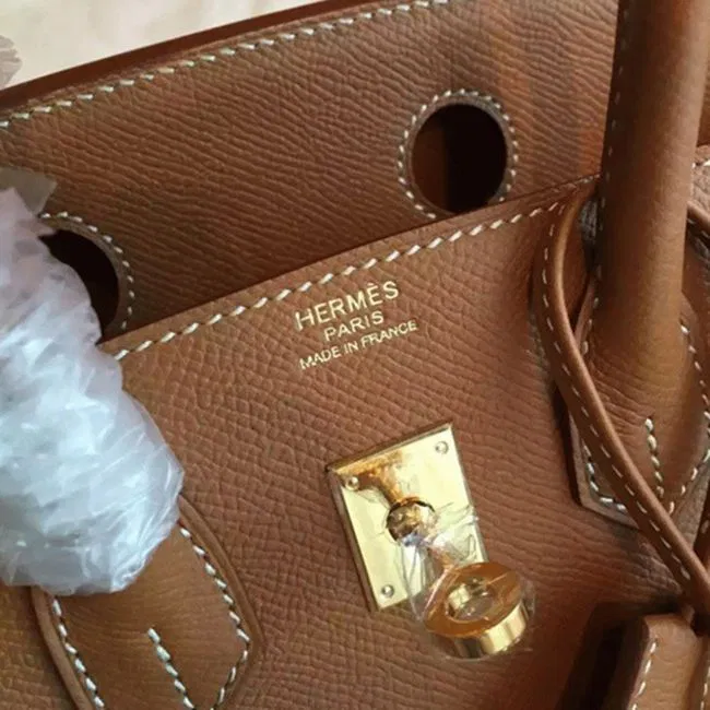 Brown Hermes Birkin 25cm AAAAA Quality Counterfeit — image 8