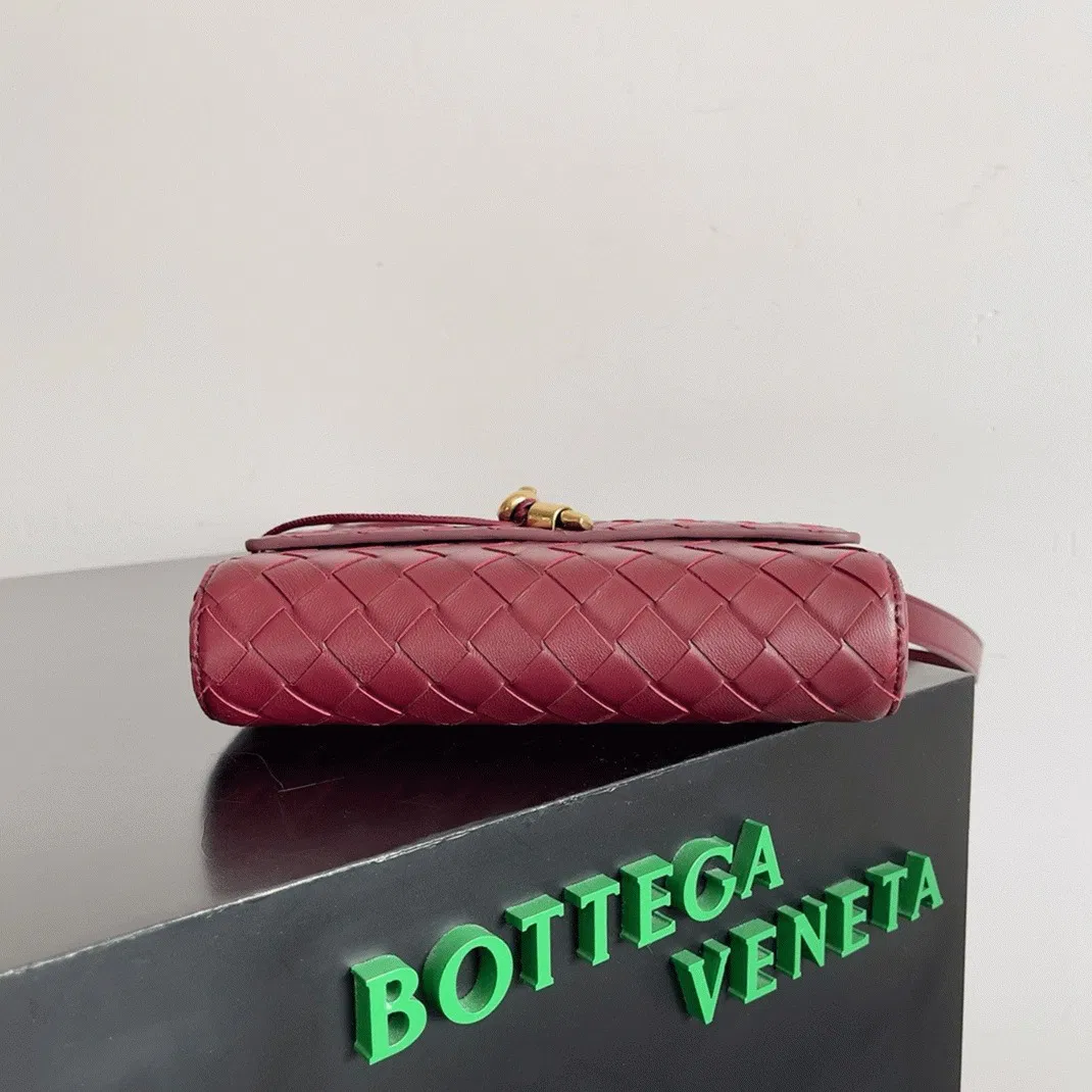 Bottega Veneta Mini Andiamo Cross-Body Bag Barolo — image 4