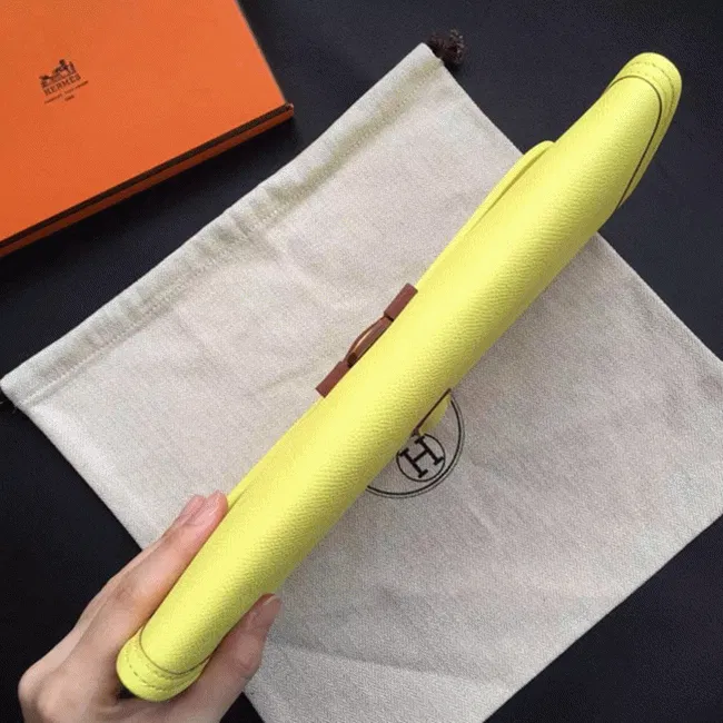 Soufre knockoff Hermes Jige Elan clutch bag — image 8