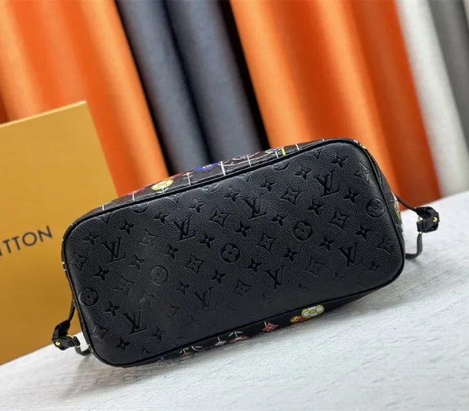 Louis Vuitton X TM Monogram Empreinte Neverfull MM In Black With Style 2 — image 6