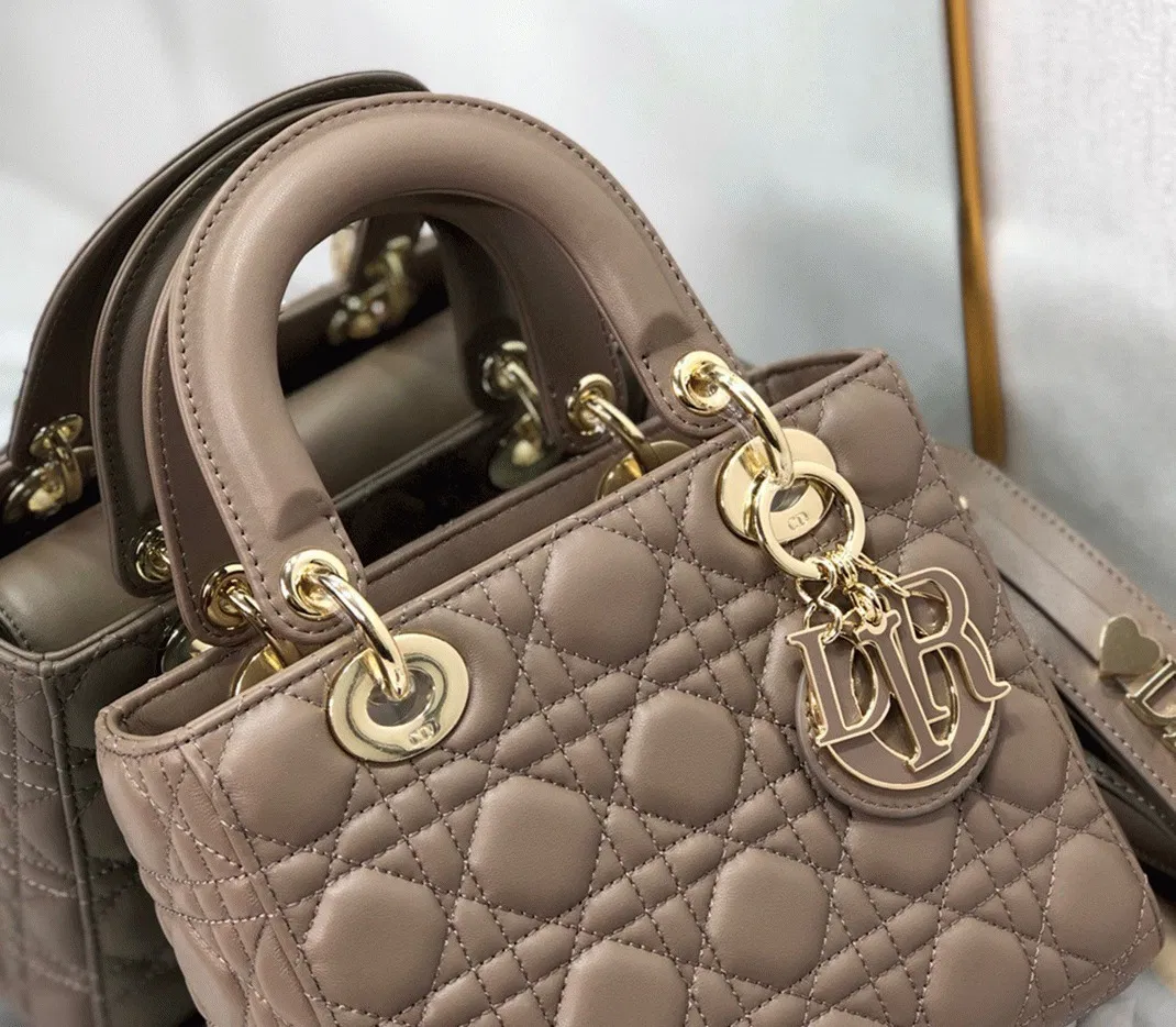 Dior Small Lady Dior My ABCDior Bag in Warm Taupe — image 10